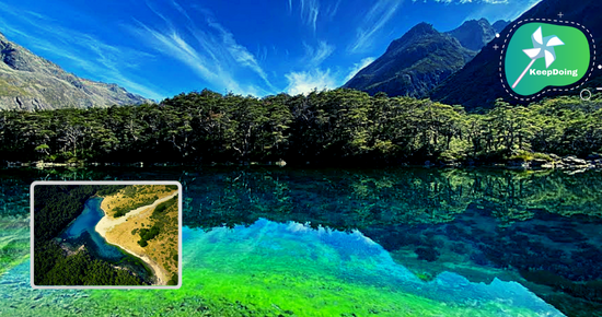 นี่คือ”ทะเลสาบบลู”(น้ำใส) ที่สุดในโลก