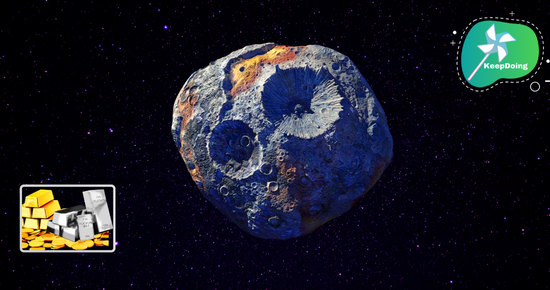 นี่คือดาวเคราะห์น้อย “ไซคี”(16) ที่เต็มไปด้วยทองคำและแพลทินัม