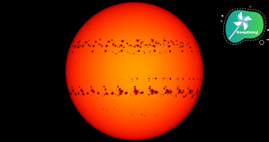 นี่คือภาพถ่ายไทม์แลปส์ “จุดมืด”(ดวงอาทิตย์) ที่เกิดสูงสุดในรอบ 8 ปี