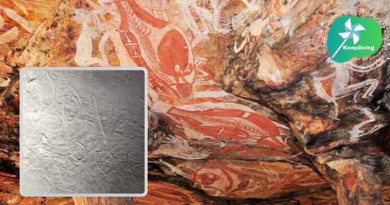 พวกมือบอน “ขีดเขียน”(ทำลาย) ศิลปะถ้ำของชนพื้นเมืองอายุ 30,000 ปี