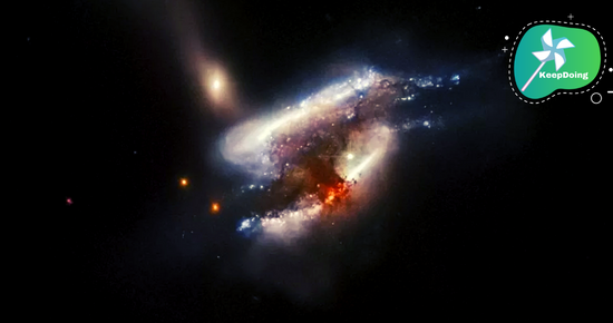 นี่คือการศึกษา “กาแล็กซี”(หายาก) ที่มีหลุมดำมวลมหาศาลถึง “3 หลุมดำ”